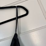 Free People  rhinestone strap black satin dress Photo 2