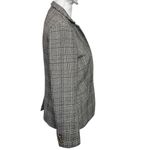 J.Crew Regent Glen Plaid Blazer Women’s Size 4 Gray Wool Blend Single Button Photo 3