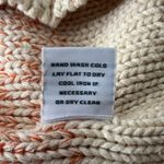 525 America  Sweater Womens Small Orange Ombre Turtleneck Chunky Knit Preppy Cozy Photo 7