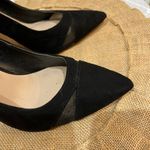 mix no. 6  Dahlen Black Suede and Mesh Pumps Sz 7 1/2 Photo 2