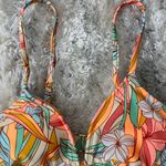 Xhilaration Multi orange pink bathing suit 2 Piece tropical new Photo 3