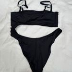 SKIMS Swim Strapless Monokini One Piece Removable Straps Black Onyx 2X Plus NWT Photo 7