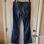 Lucky Brand Leslie Sweet N Low Bootcut Jeans Womens Size 10/30 Blue Distressed Photo 2