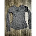Lululemon  5 Mile Long Sleeve Tiger Space Dye Dark Slate Black Photo 3