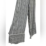Urban Romantics  Striped Black and White Wide Leg Pants Photo 2