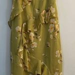 Green Floral Maxi Dress Size L Photo 0