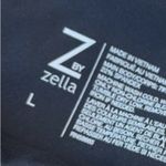 Zella Black Track Pants with Elastic Waistband and Tapered Leg Photo 10