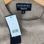 Banana Republic Wool Blend Tan Tie Bow Cuff Sleeve Crew Neck Sweater NEW XS Photo 4