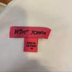 Betsey Johnson Ivory Cutout Back Scuba Crepe Dress Photo 8