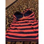 Motherhood Maternity Women's Striped Halter Swim Top with Tie Neck Size L Size L Photo 4