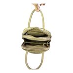 Via Prima Small structured Top Handle Handbag Neutral beige brown gold hardware Photo 4