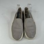 Vince Blair Perforated Gray Leather Slip On Shoes Size 6.5 Photo 2