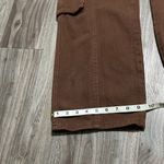 Women's Brown Wide Leg Cargo Jeans Size 0 Photo 5