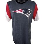 Nike New England Patriots The Tee NFL Team Apparel Women’s L Heather Navy Photo 0