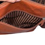 Jack Georges Small Brown Leather Voyager Backpack Photo 10