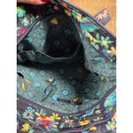 Vera Bradley Iconic Tote Bag Moonlight Garden Navy Blue Purse Zip Top Shoulder Photo 5