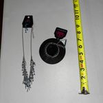 Paparazzi 💙 NWT  Bundle of 4 Silver Fringed Teal Beaded Necklace Jewelry Set Photo 1