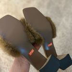 Elegant mink Fur mule. Size 7 Brown Photo 4
