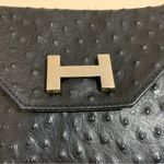 Courage B Black Genuine Leather Chain Strap Handbag Made In Italy Photo 2