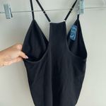 Free People  Black Strappy Bodysuit Seamless Photo 2