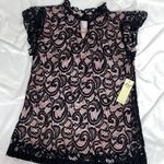 Perceptions NWT PerSeption Concept Lace Sleeveless Top            Sz S Photo 0