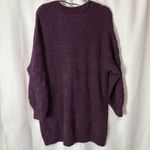 Torrid  Boyfriend Cardigan Pointelle Sleeve Sweater Burgundy Long Line Oversized Photo 11