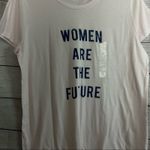 Gap Womens Soft Blush Pink Graphic Short Sleeve Tee Sz L Photo 1