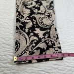 Rebecca Taylor Paisley Jumpsuit 100% Cotton Brown Belted With Pockets Size M Photo 5