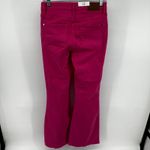 Judy Blue  Flared Denim Jeans High Waist Bootcut Garden Party Hot Pink 5/27 NWT Photo 6