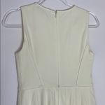 Tibi  sleeveless ponte knit cream fit n flare dress Photo 3