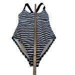 Kate Spade Saturday Black White Striped One Piece Swimsuit XS Classic Chic EUC Photo 4