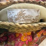 Cappelli Straworld Straw & Fabric Tote Bag Pink Photo 6
