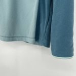 Columbia Glacial Fleece III Pullover Teal Blue Colorblock 1/4 Zip Womens Size M Photo 3