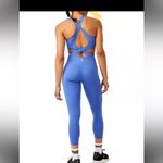 Free People FP Movement Women's XS Back It Up Bodysuit Blue Photo 1