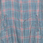 Billy‎ T Shirt Dress Size Small Blue Pink Plaid Pockets Lyocell Womens SS Photo 4