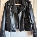 Forever 21  Black Leather Biker Jacket Photo 1
