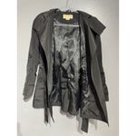 Michael Kors  Trench COAT Black Double Breasted SZ XS Photo 7