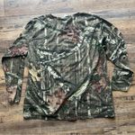 Mossy Oak  Women's Pink Logo Camouflage Long Sleeve Shirt Hunting Outdoors Sz 2XL Photo 6