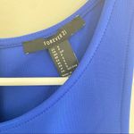Forever 21  Y2K Fit & Flare Royal Blue Dress – Small – Sleeveless, Crew Neck Photo 3
