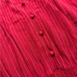 Rails  Jasmine Red Mini Smock Dress in Messina Stripe Womens Small Photo 6