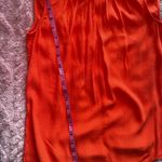 Boden USA Boden Women's Top Orange Coral Sleeveless Tie Back Spring Summer Boho Size 6 EUC Photo 7