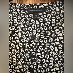 Banana Republic  Factory Long Sleeve Black Leopard Print‎ Bodysuit Top Size XS Photo 1