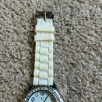 Charming Charlie women’s vintage white/silver silicon adjustable watch Photo 3