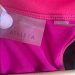 Athleta pink workout tank top with built in bra! Photo 2