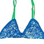 Aerie NWOT Blue Floral Bralette SMALL Photo 0