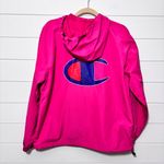 Champion  Women Pink Lightweight windbreaker Jacket Size M‎ Photo 2