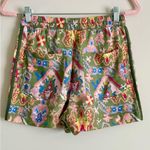 ZARA Linen Multicolored High Waisted Shorts Womens Size XS Photo 6