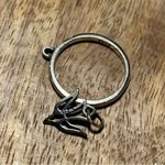 James Avery Retired Dove Charm Dangle Sterling Silver Ring Photo 4