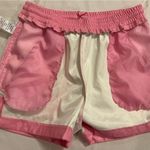Entro  Pink Pleather Shorts Drawstring Pockets Faux Leather Barbie Small NEW READ Photo 5