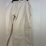 H&M  Women's Cream Wide Leg Jeans Photo 4